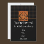 Starry Night Pumpkins Invitation invitations
