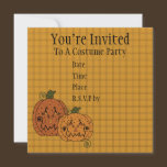 Starry Night Pumpkins Invitation invitations