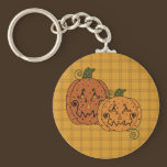 Starry Night Pumpkins Keychain keychains
