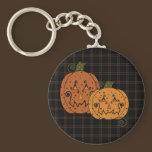 Starry Night Pumpkins Keychain keychains