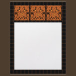 Starry Night Pumpkins Letterhead letterhead