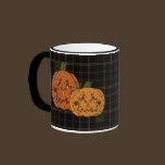 Starry Night Pumpkins Mug mugs