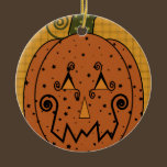 Starry Night Pumpkins Ornament ornaments