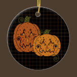 Starry Night Pumpkins Ornament ornaments