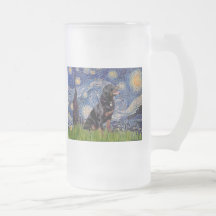 Starry Night - Rottweiler (#6) Coffee Mug