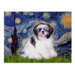 Starry Night - Shih Tzu (A-1) Post Cards