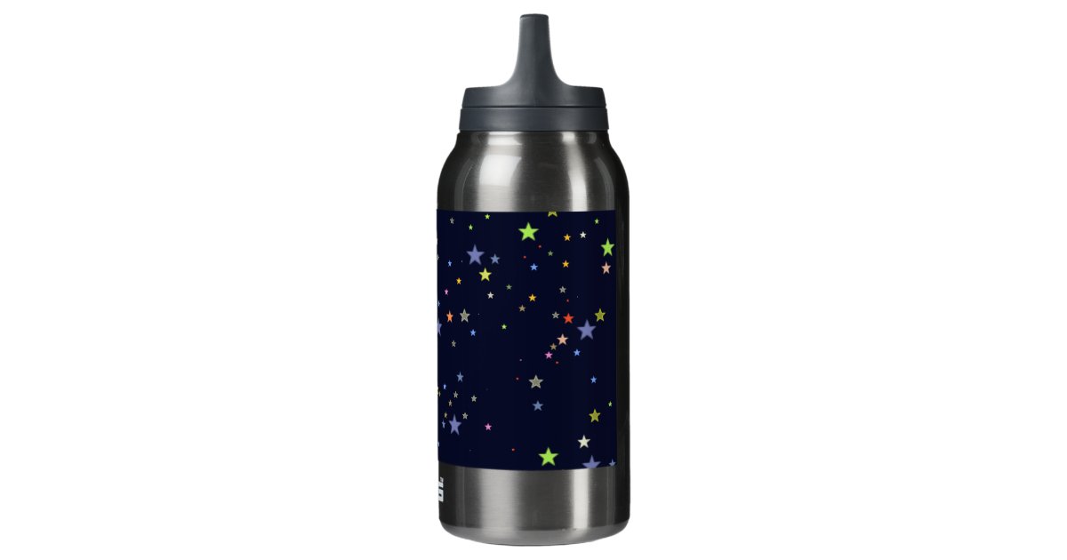 starry night sky insulated water bottle Zazzle