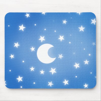 Starry night sky - mouse mat