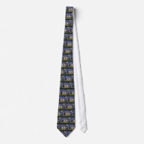 Starry Night - two Basenji's ties