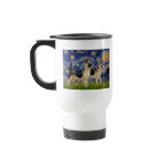 Starry Night - Two German Shepherds mugs