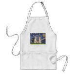 Starry Night - Two Wire Fox Terriers Apron