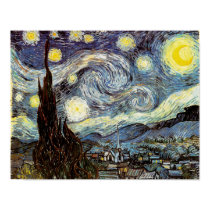 Starry Night Van Gogh posters by masterpiecesofart Starry Night Van Gogh posters