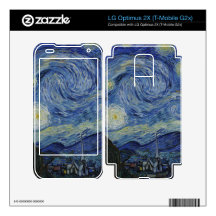 Starry Night Van Gogh Skin For LG Optimus 2X