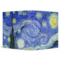 Starry Night ~ Vincent van Gogh ~ Fine Art Binders