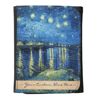 Starry Night Vincent van Gogh painting art Women's Wallets