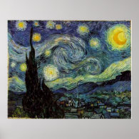 Starry Night,Vincent van Gogh Poster