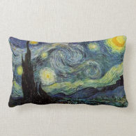 Starry Night, Vincent Van Gogh. Throw Pillows