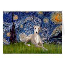 Starry Night - Whippet #2 Cards