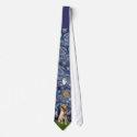 Starry Night Yellow Labrador ties by heartsonggallery Starry Night Yellow Labrador ties