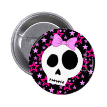 Starry Punk Button