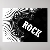 Starry Rock Design Posters