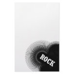 Starry Rock Design Custom Stationery