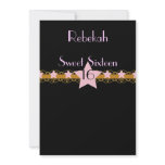 Starry Sky Belted Sweet Sixteen Invitation!-Cust.