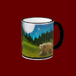 Starry Sky Grizzly Mug mugs
