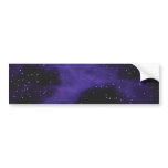 Starry Space Nebula Scene Bumper Sticker