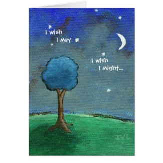 Starry Starry Night From Original Painting card