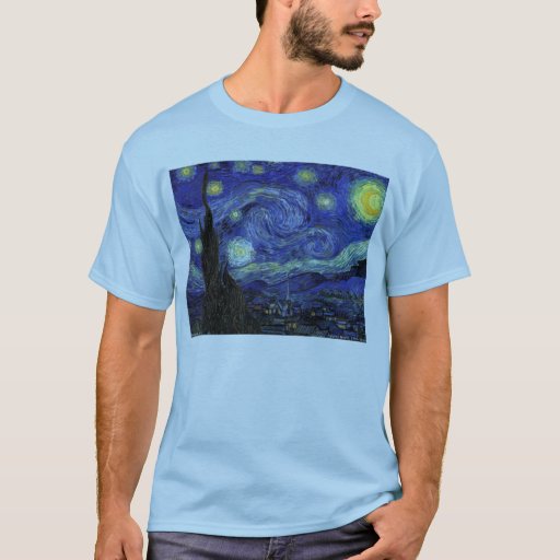 starry night alien shirt