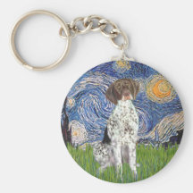 Starry State - German Short Haired Pointer Key Chain