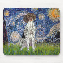 Starry State - German Short Haired Pointer Mouse Pad