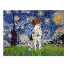 Starry State - German Short Haired Pointer Post Card