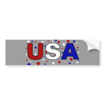 Starry USA bumper stickers