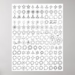 Stars 2 Tattoo Flash posters
