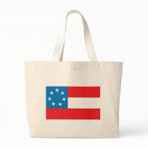 Stars and Bars Flag Tote Bag by FlagTshirts Stars and Bars Flag Tote Bag