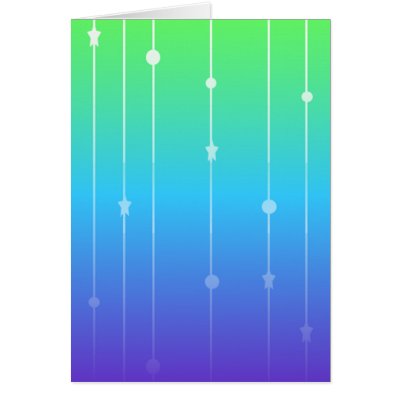 Stars and Bubbles Card by alliej