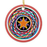 Stars and circles Ornament