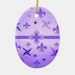 Stars and Fleur De Lis Ornament