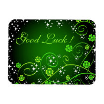 Stars and green clovers magnets