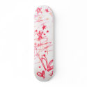 Stars and Hearts Skateboard