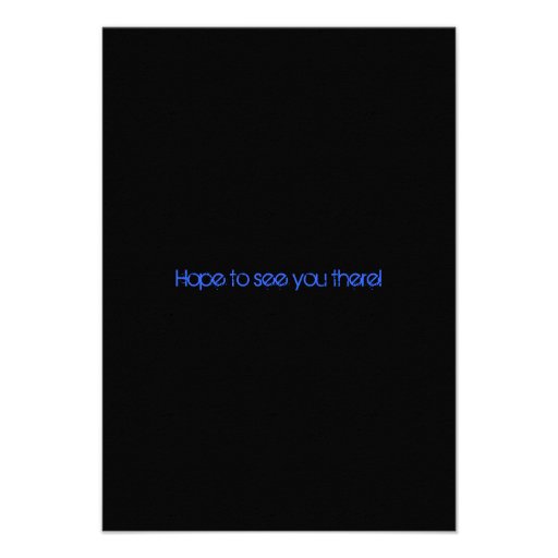 STARS and LIGHTS Bar Bat Mitzvah Party Card