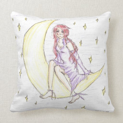 Stars and Moon Throw Pillows