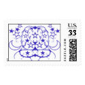 Stars And Moon Tribal postage by CrazyGear Stars And Moon Tribal postage