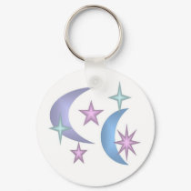 stars and moons  Keychain