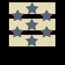 Stars and Stripe Long Sleeved Ladies T-shirt by MarciaCox Stars and Stripe Long Sleeved Ladies T-shirt