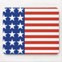 Stars And Stripes Americana Mousepad by mariannegilliand Stars And Stripes Americana Mousepad