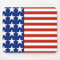 Stars And Stripes Americana Mousepad by mariannegilliand Stars And Stripes Americana Mousepad