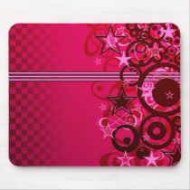 Stars and stripes and swirls mousepads